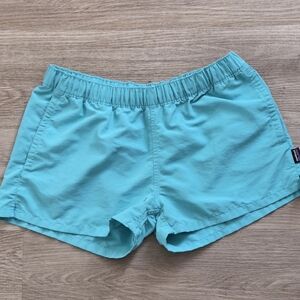 Patagonia Women's Athletic Shorts - Light Blue